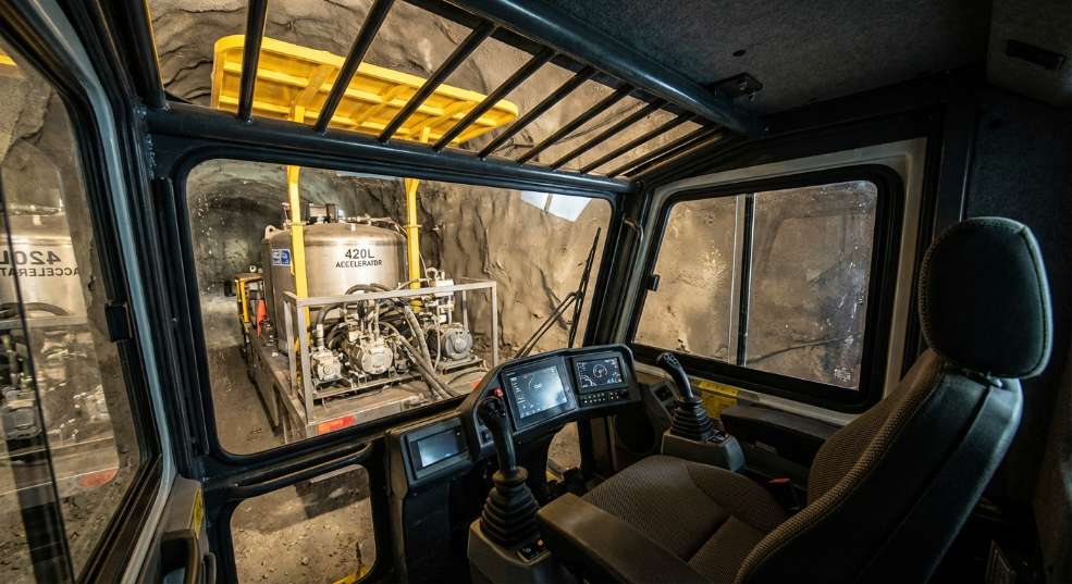 铁建重工矿用混凝土喷射车重磅升级，助力地下矿山高效湿喷支护