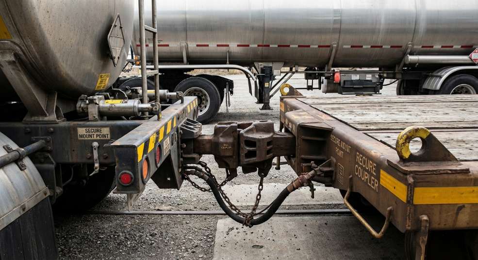 我国首列!公路罐车驮背运输试验列车成功开行 我国首列!公路罐车驮背运输试验列车成功开行