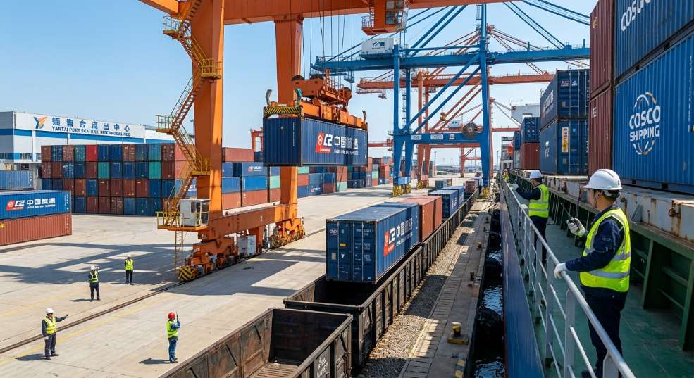 港铁巨龙“链”通陆海！山东港口智慧港铁建设硕果累累