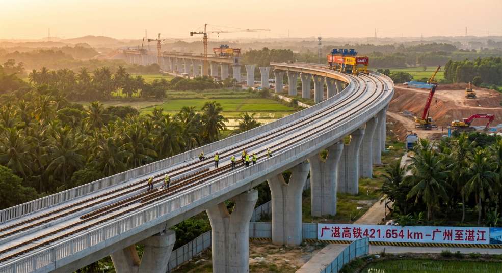 大国重器 | 三一设备助力广湛高铁建设！