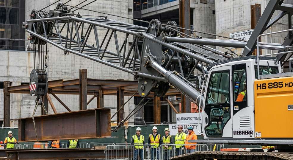 利勃海尔 HS885HD Litronic 起重机 利勃海尔 HS885HD Litronic 起重机