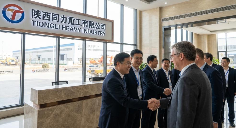 中国工程机械工业协会苏子孟会长一行与同力重工领导座谈交流