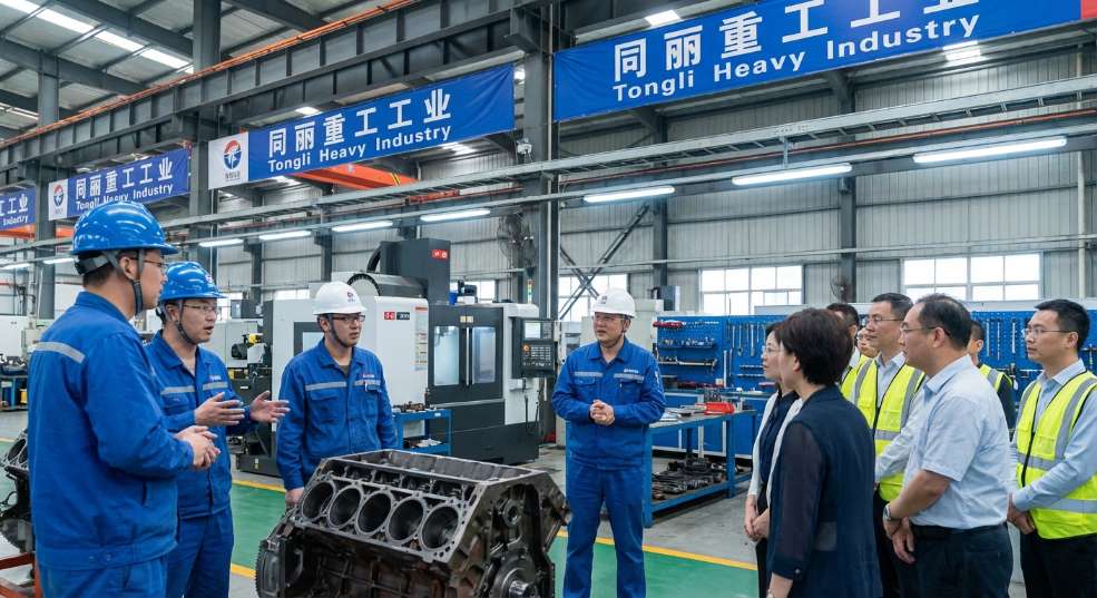 中国工程机械工业协会苏子孟会长一行与同力重工领导座谈交流