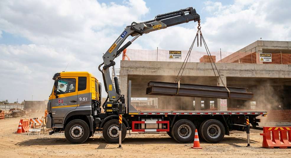 华菱星马 H3-H6-随车吊-双前轴-HN5250JSQ0L4 起重机