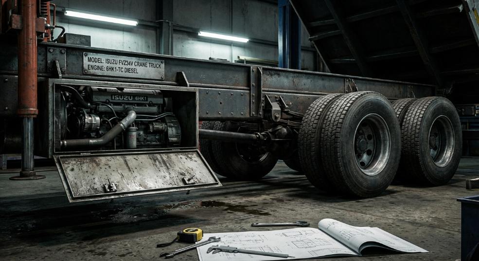 江南专汽 FVZ34V(庆铃后双桥) 起重机 江南专汽 FVZ34V(庆铃后双桥) 起重机