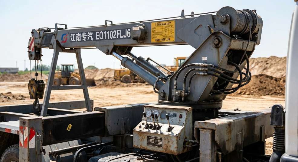 江南专汽 EQ1102FLJ6(东风尖头) 起重机 江南专汽 EQ1102FLJ6(东风尖头) 起重机