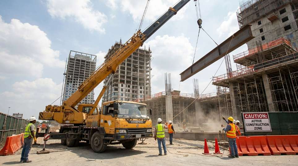 昊意科技 东风特商随车吊12吨 起重机