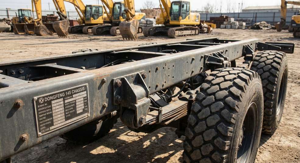 湖北合力专用车 东风145随车吊 起重机