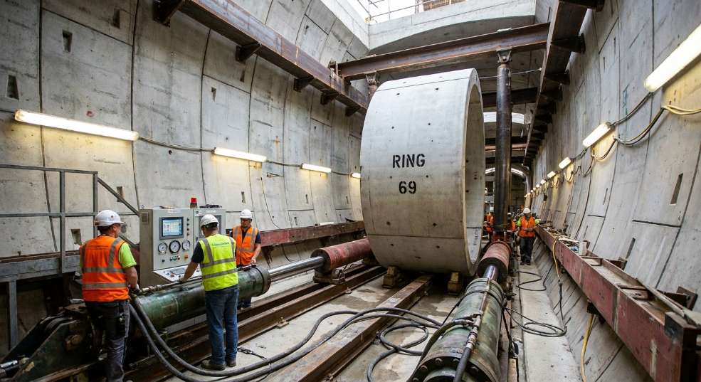 华南最大顶管隧道成功下穿莞佛高速高架桥 华南最大顶管隧道成功下穿莞佛高速高架桥