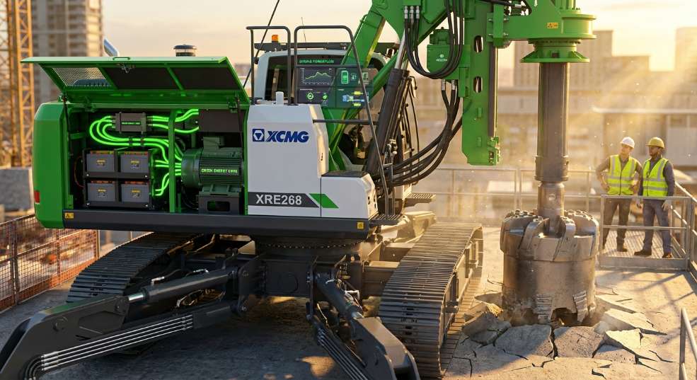 徐工足迹 | “绿芯”钻机打通机场超级工程