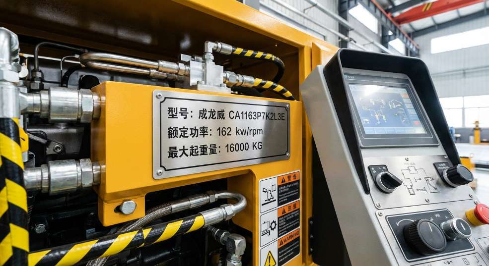 成龙威 CA1163P7K2L3E 起重机