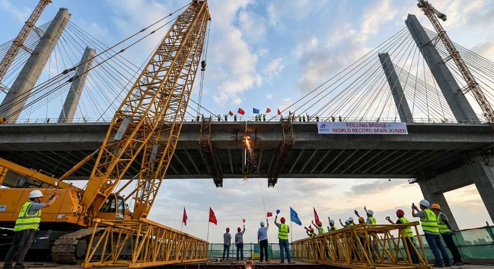 同类型桥梁跨径世界第一！飞龙大桥全桥合龙