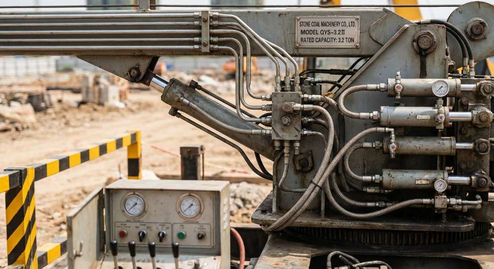 石煤机 QYS-3.2II 起重机