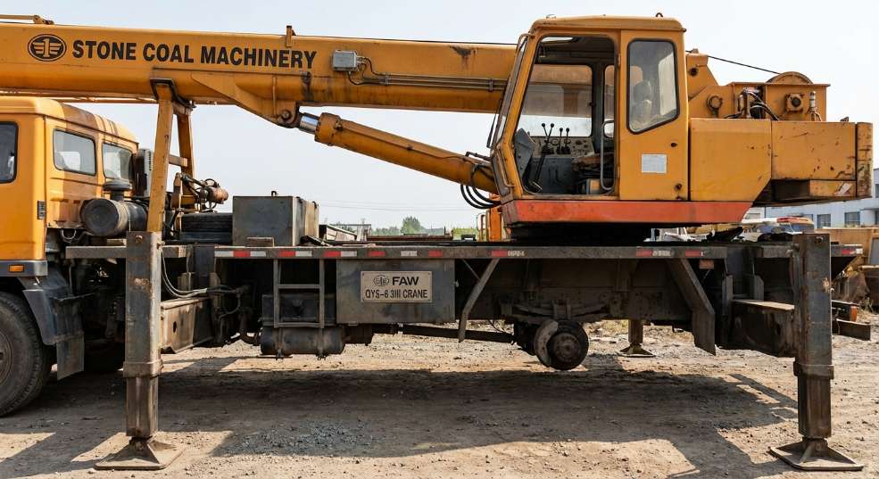 石煤机 QYS-6.3III 起重机