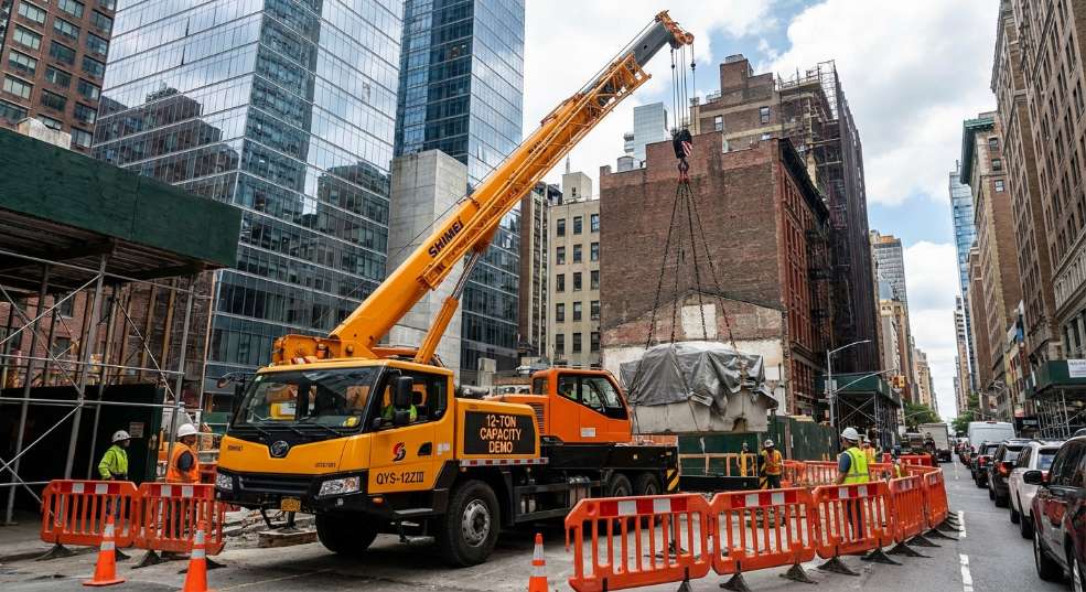 石煤机 QYS-12ZIII 起重机