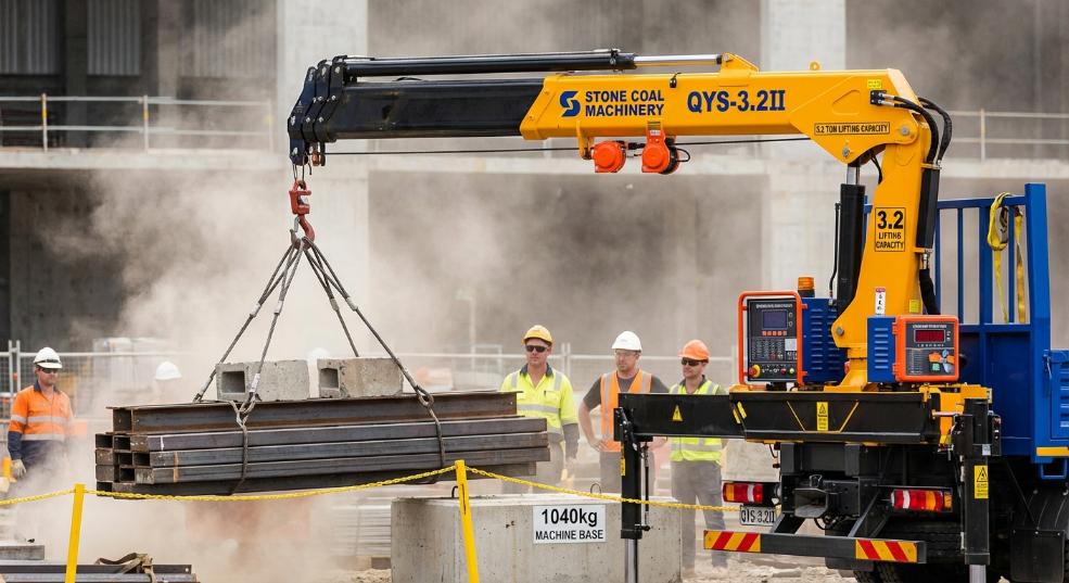 石煤机 QYS-3.2II 起重机
