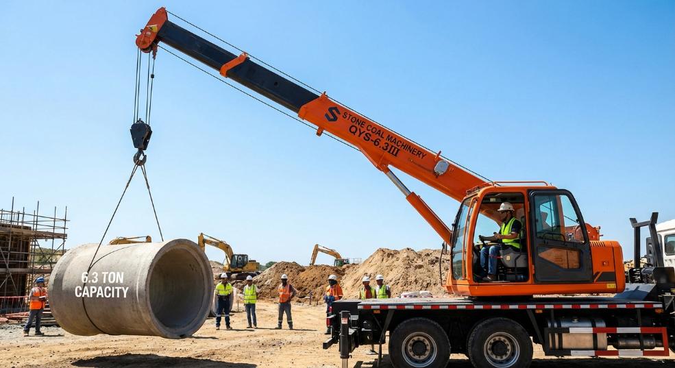 石煤机 QYS-6.3III 起重机