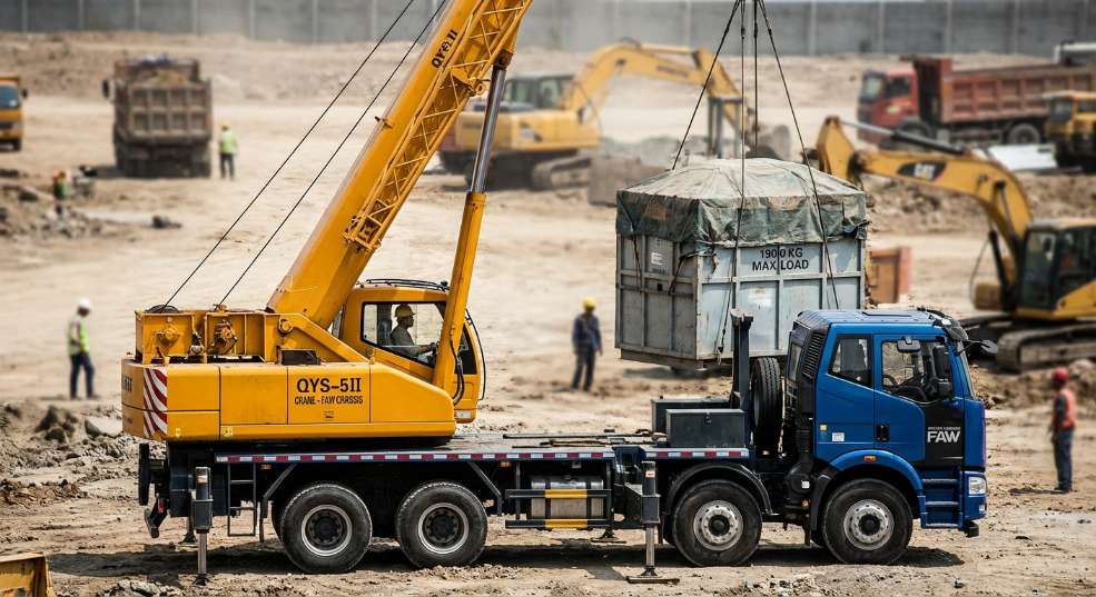 石煤机 QYS-5II 起重机