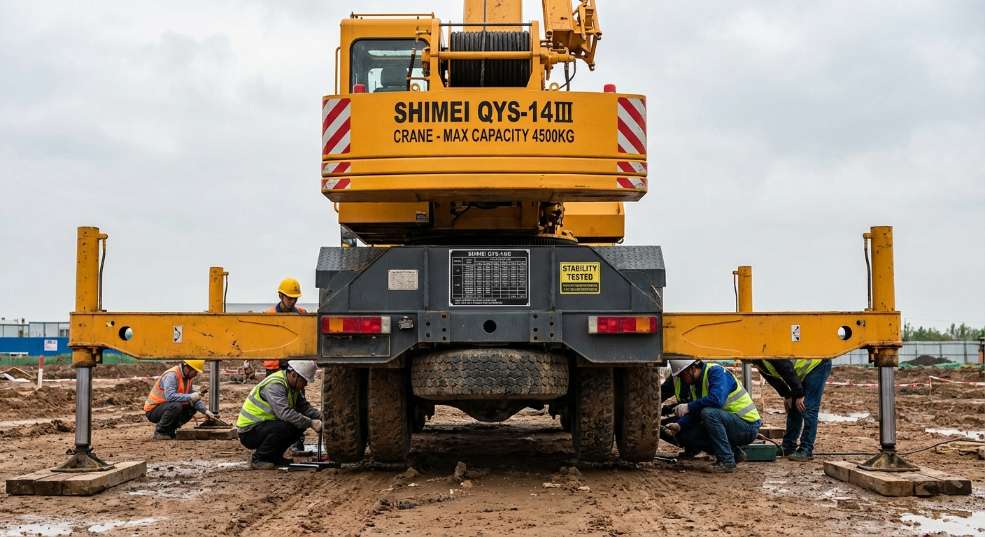 石煤机 QYS-14III 起重机