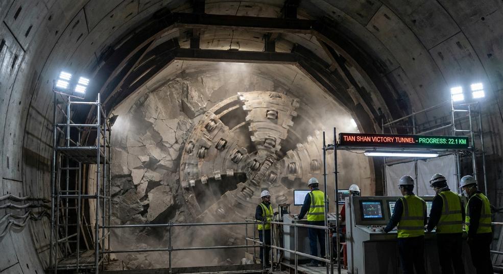 基建狂魔即将打通天山！中国建世界最长公路隧道