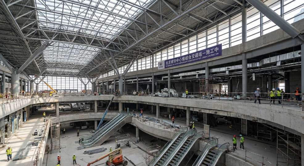 北京城市副中心综合交通枢纽工程建设稳步推进 北京城市副中心综合交通枢纽工程建设稳步推进