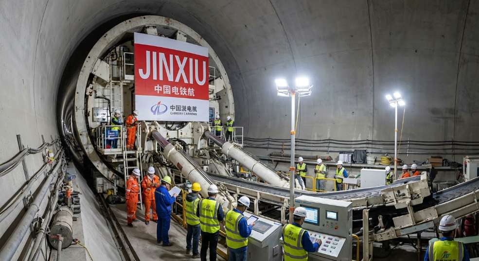 中铁十四局等单位共同研制打造土压平衡盾构机“锦绣号” 中铁十四局等单位共同研制打造土压平衡盾构机“锦绣号”