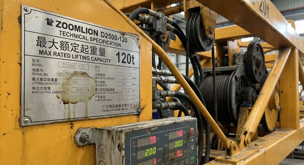 中联重科 D2500-120 起重机