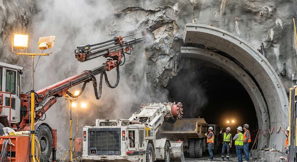 梅龙高铁全线最长隧道下黄田隧道实现贯通