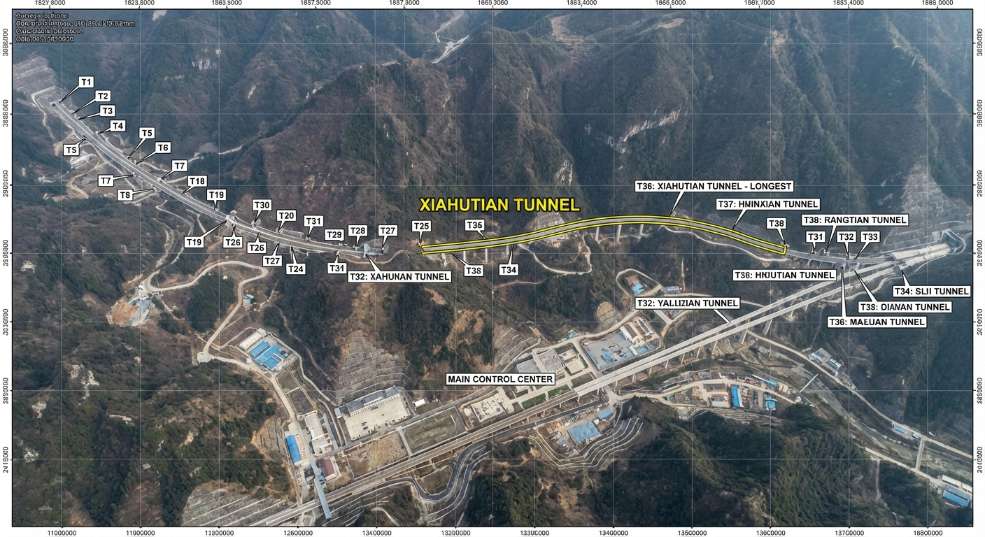 梅龙高铁全线最长隧道下黄田隧道实现贯通