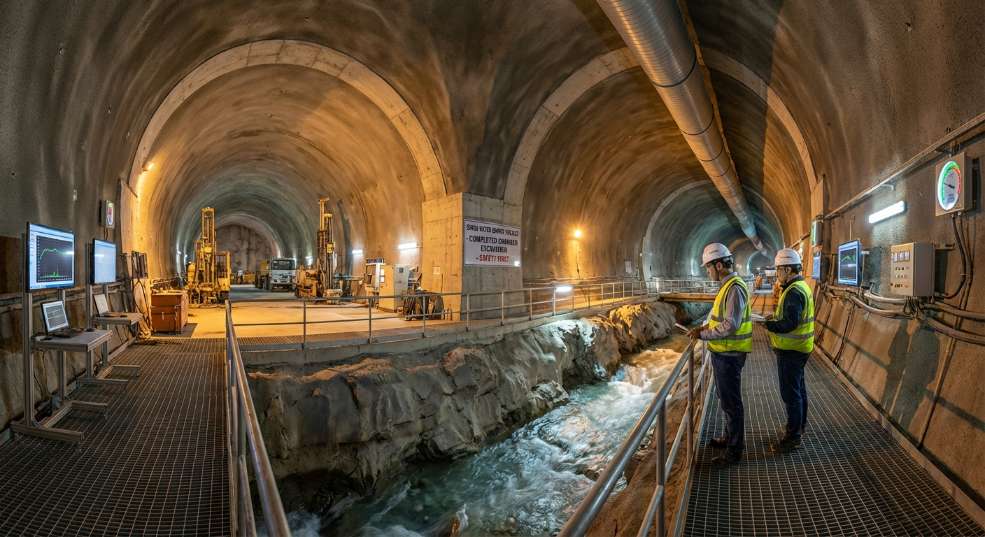 滇中引水石鼓水源工程与香炉山隧洞实现连通