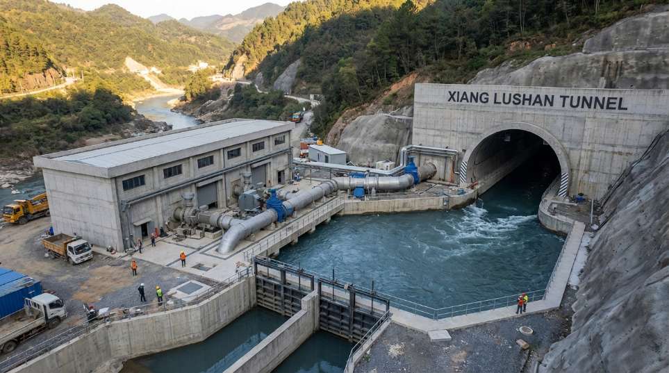 滇中引水石鼓水源工程与香炉山隧洞实现连通