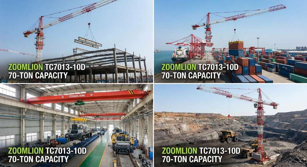 中联重科 TC7013-10D 起重机 中联重科 TC7013-10D 起重机
