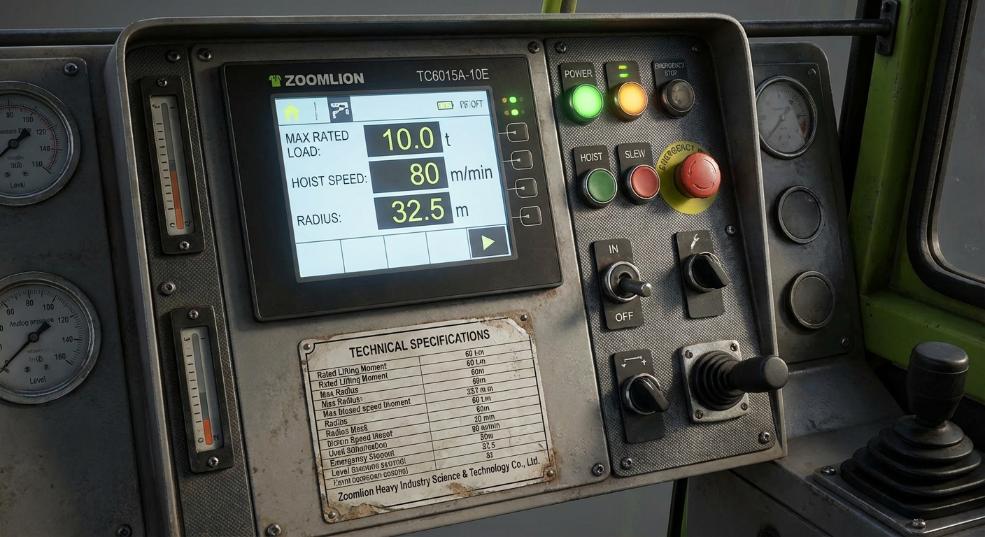 中联重科 TC6015A-10E 起重机 中联重科 TC6015A-10E 起重机