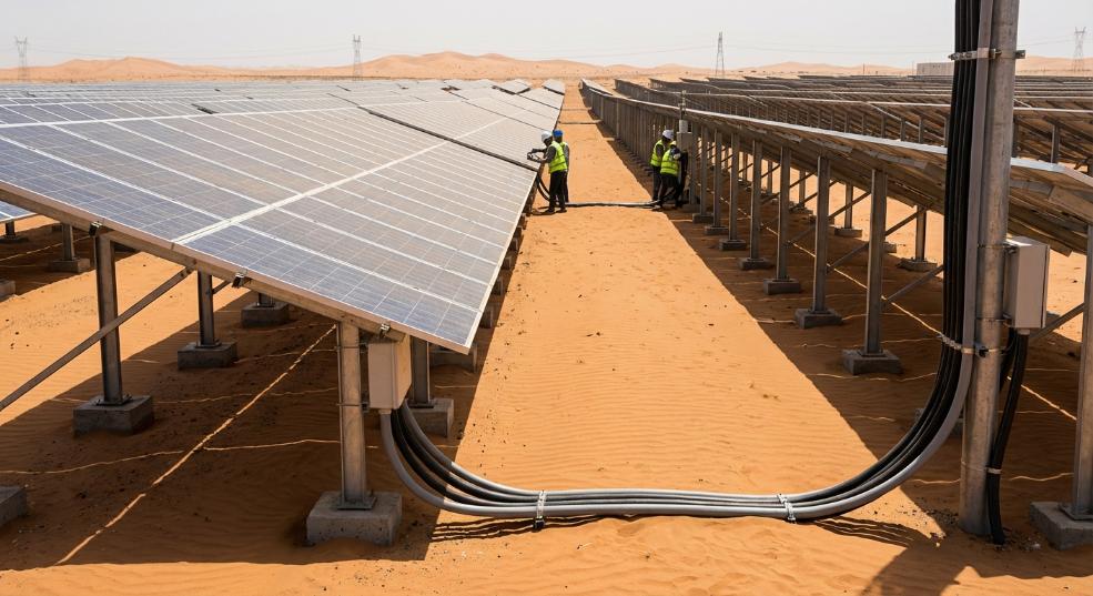 “沙戈荒”新能源基地一期项目全容量并网发电! “沙戈荒”新能源基地一期项目全容量并网发电!