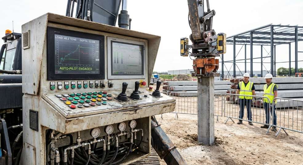 新基建下的新产品――打桩机器人