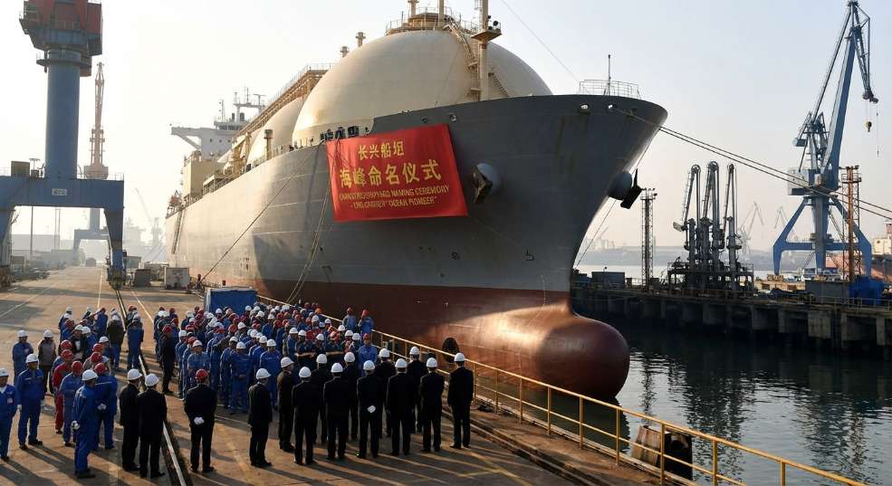 沪东中华交付今年我国首艘大型LNG运输船 沪东中华交付今年我国首艘大型LNG运输船