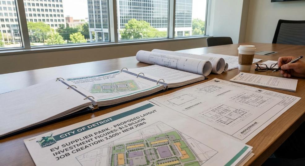 美国车桥考虑投资4.6亿美元建电动车供应商园区