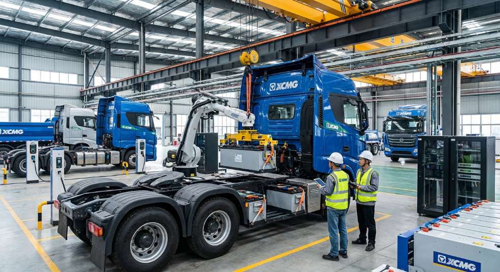 “换”绿进行时！徐工新能源换电牵引车落子泉城