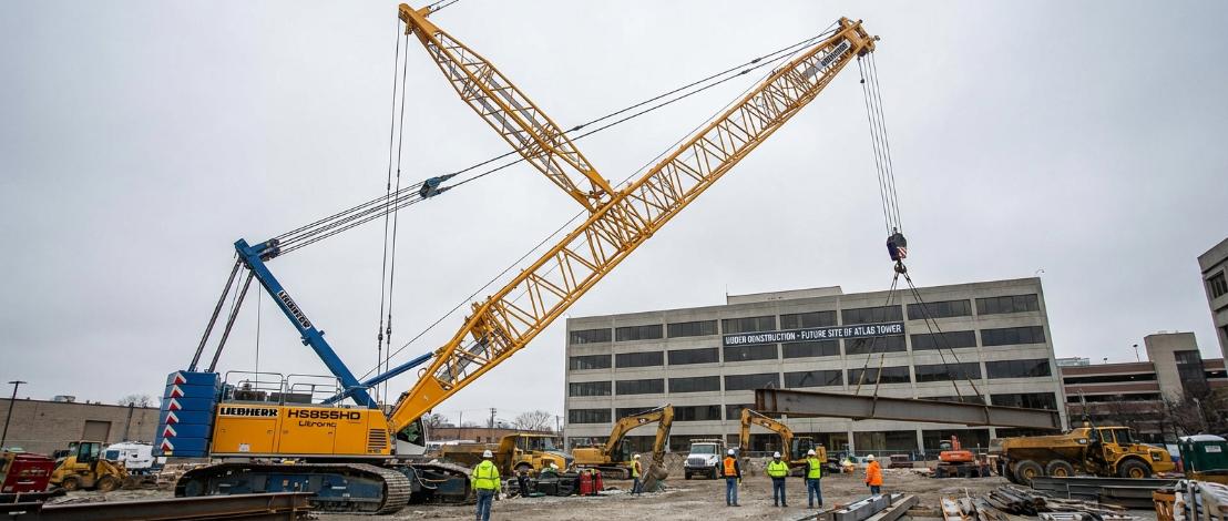 利勃海尔 HS855HD Litronic 起重机 利勃海尔 HS855HD Litronic 起重机