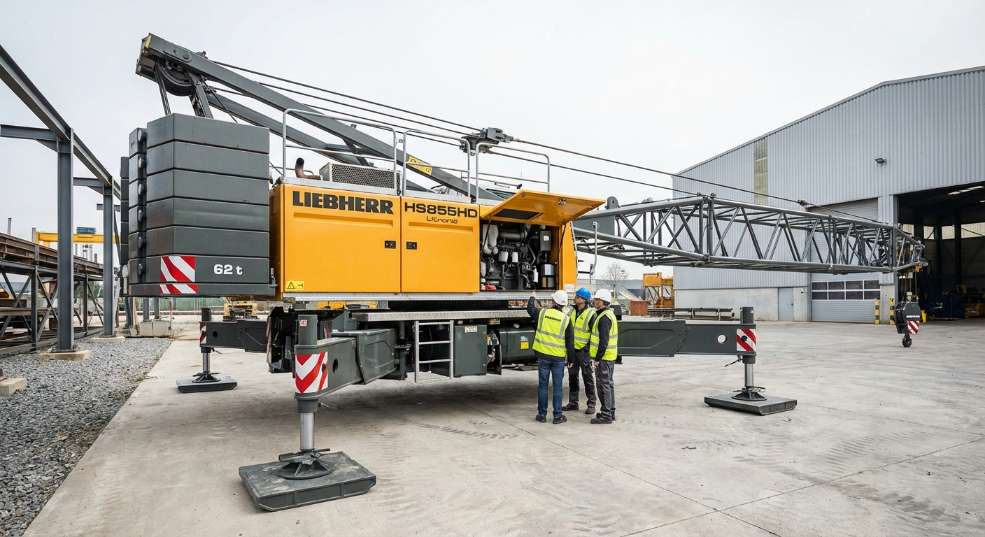 利勃海尔 HS855HD Litronic 起重机 利勃海尔 HS855HD Litronic 起重机