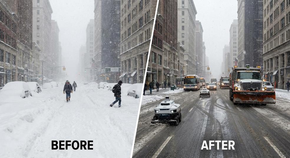 下雪了！下雪了！智能除雪机械设备前来保驾护航