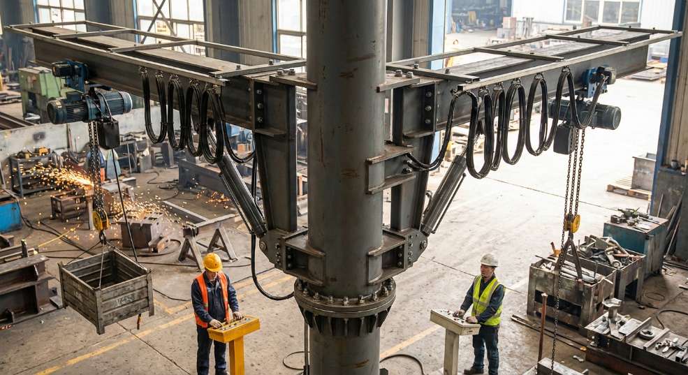 双臂式旋臂起重机 双臂式旋臂起重机