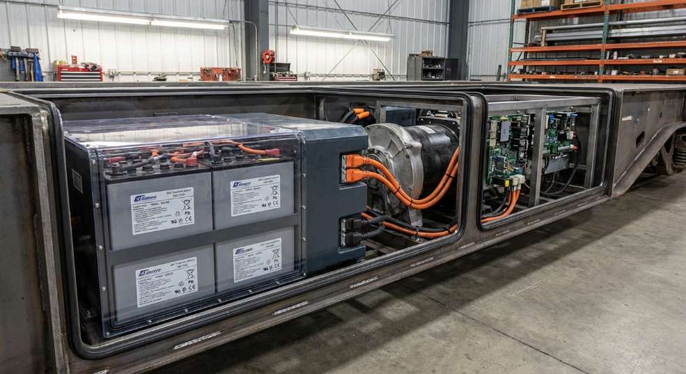 低压供电轨道车