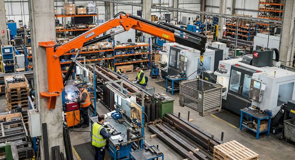 曲臂式旋臂起重机