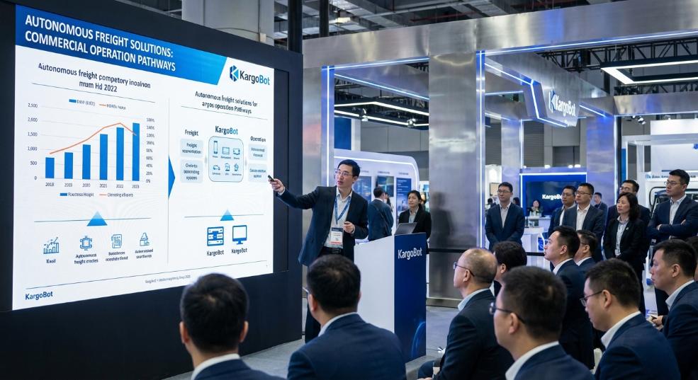 一位司机同时“开”多辆卡车！滴滴自动驾驶卡车亮相