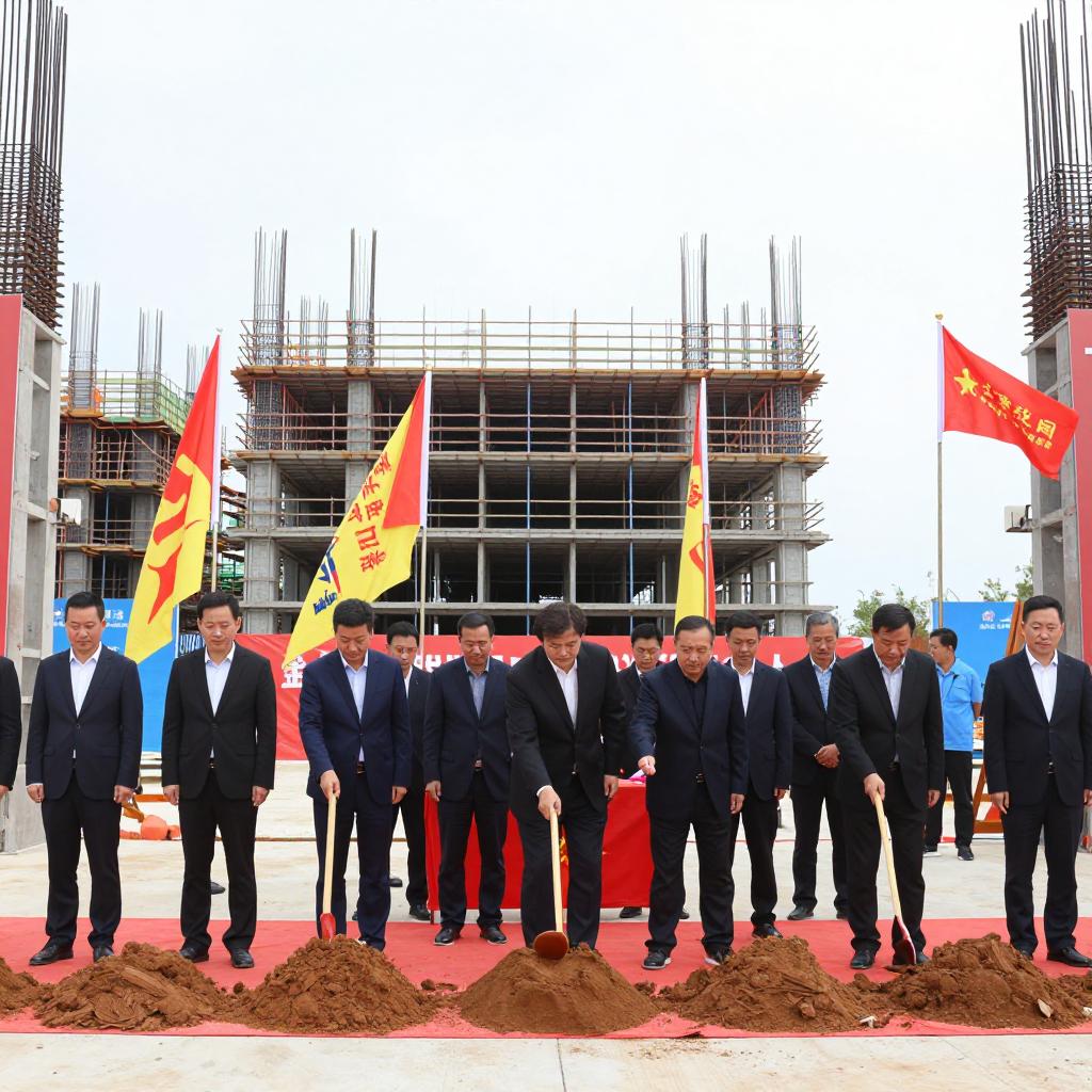 徐工高端零部件产业基地铸钢项目,开工! 徐工高端零部件产业基地铸钢项目,开工!