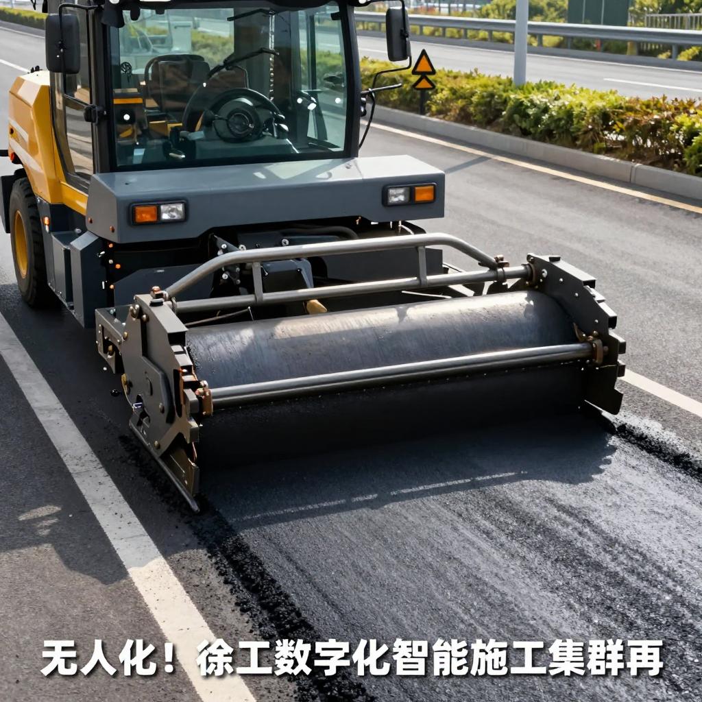 无人化!徐工数字化智能施工集群再次“现身”沪宁高速 无人化!徐工数字化智能施工集群再次“现身”沪宁高速