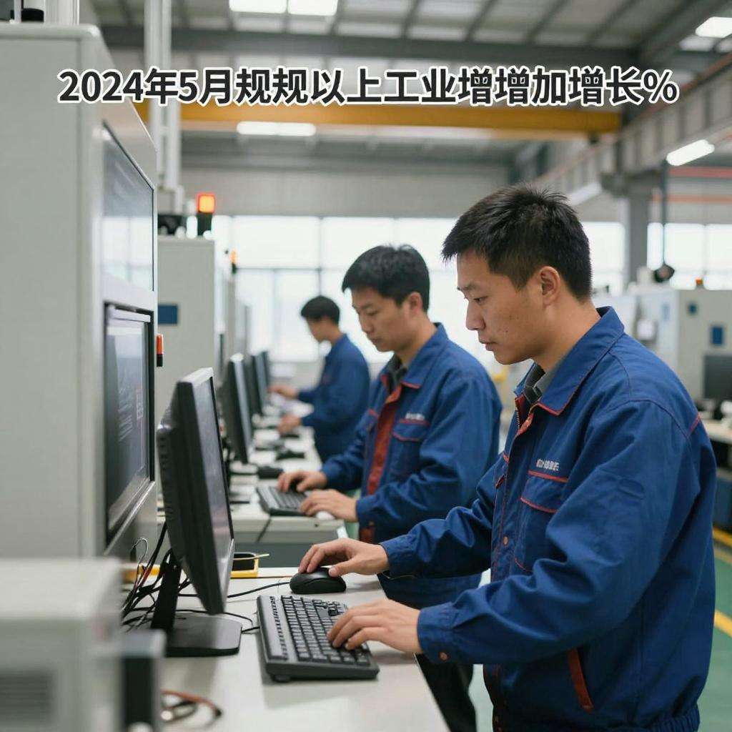 2024年5月份规模以上工业增加值增长5.6%
