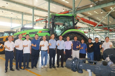 农业农村部调研组到访柳工农机，点赞混合动力技术创新