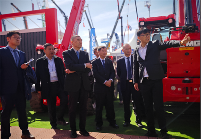 徐念沙会长到bauma 2025参观调研
